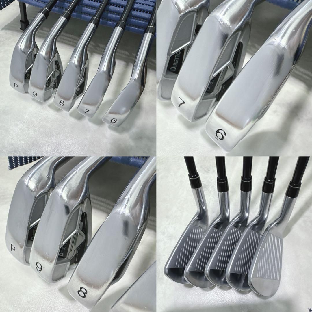 激レア DIRETTO 超激飛び系 アイアン5本セット カーボン硬さS 右