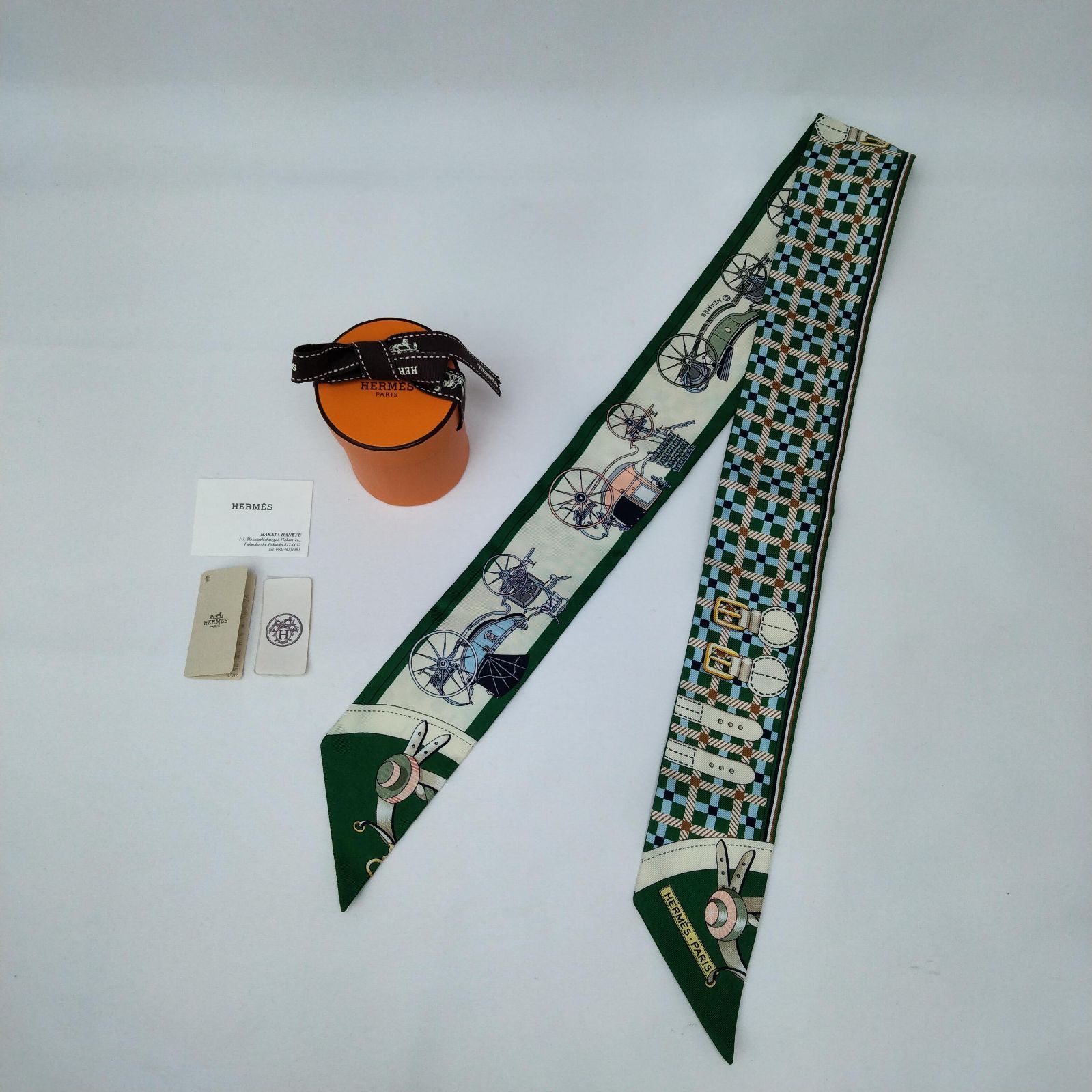 ✨️HERMES✨️エルメス ツイリー スカーフ Les Voitures