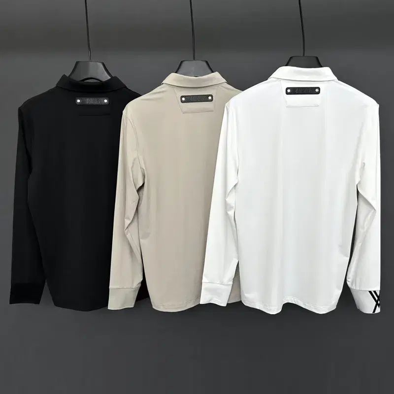 ANEW ゴルフ メンズ 長袖 ジッパー Tシャツ