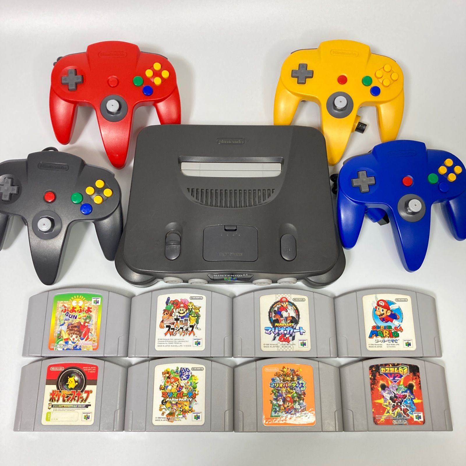 即決! 5台セット 任天堂 NINTENDO 64 本体 メモリー拡張パック 