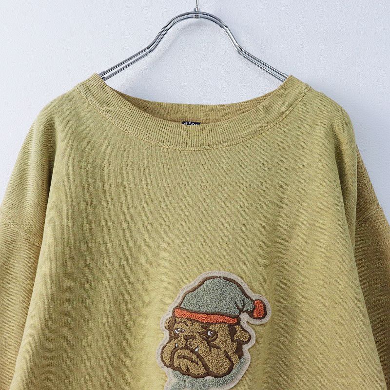 45R 裏毛の908ブルワッペンクルースウェット