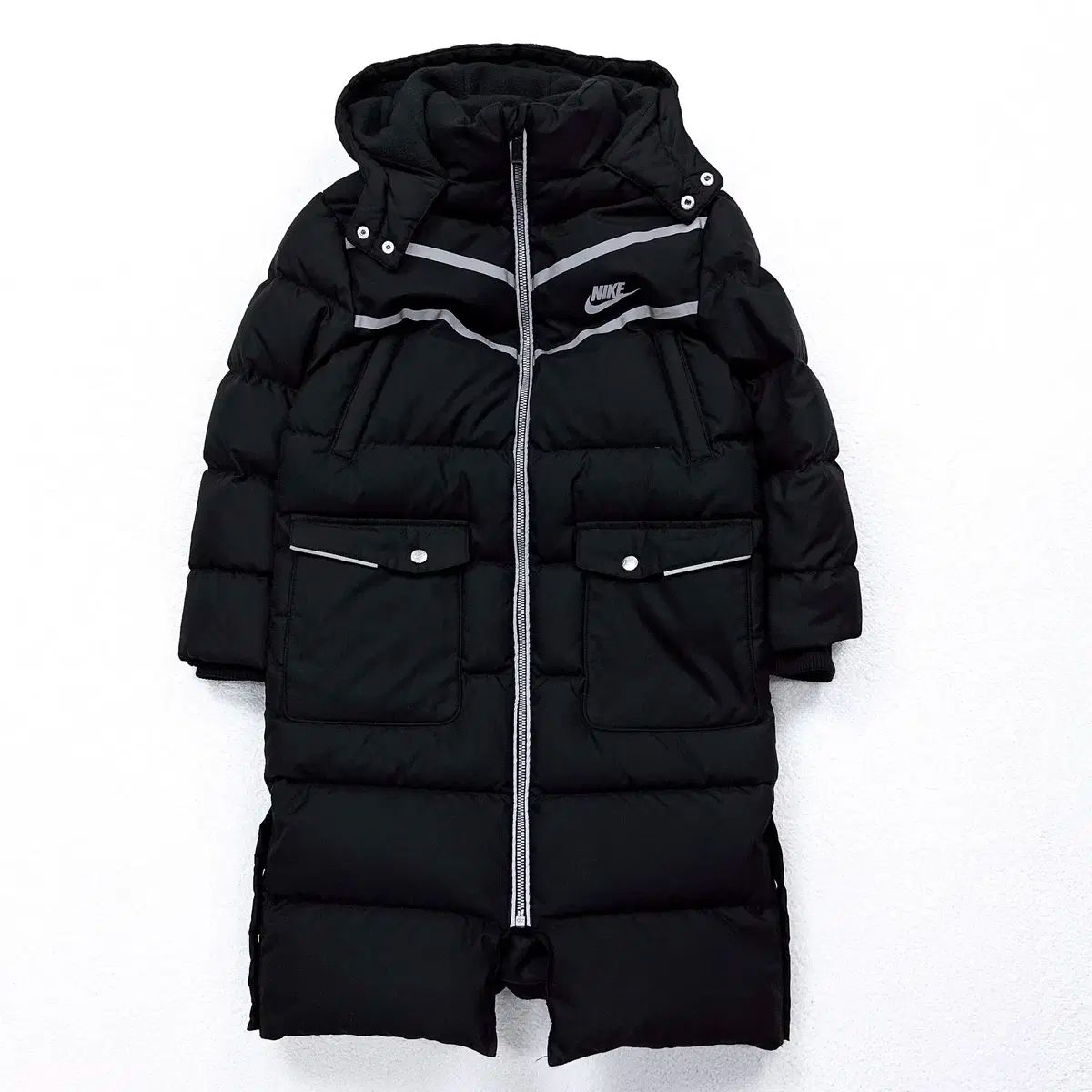 7 NIKE(ナイキ) 黒 ダックダウン ロング ダウン