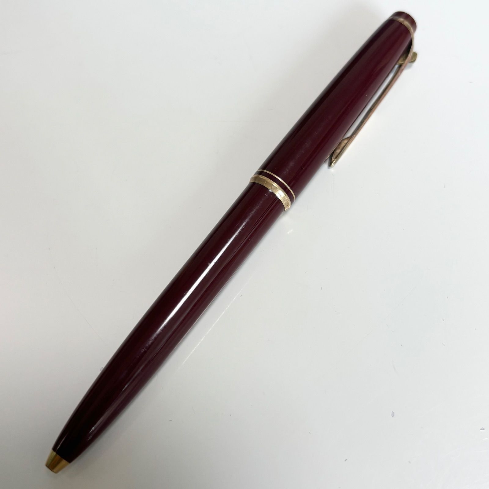 Mont Blanc|モンブラン|ボールペン|ハンマートリガー|レバー式|No28|ボールドー×ゴールド|文房具|筆記用具| |筆記未 |インク切れ