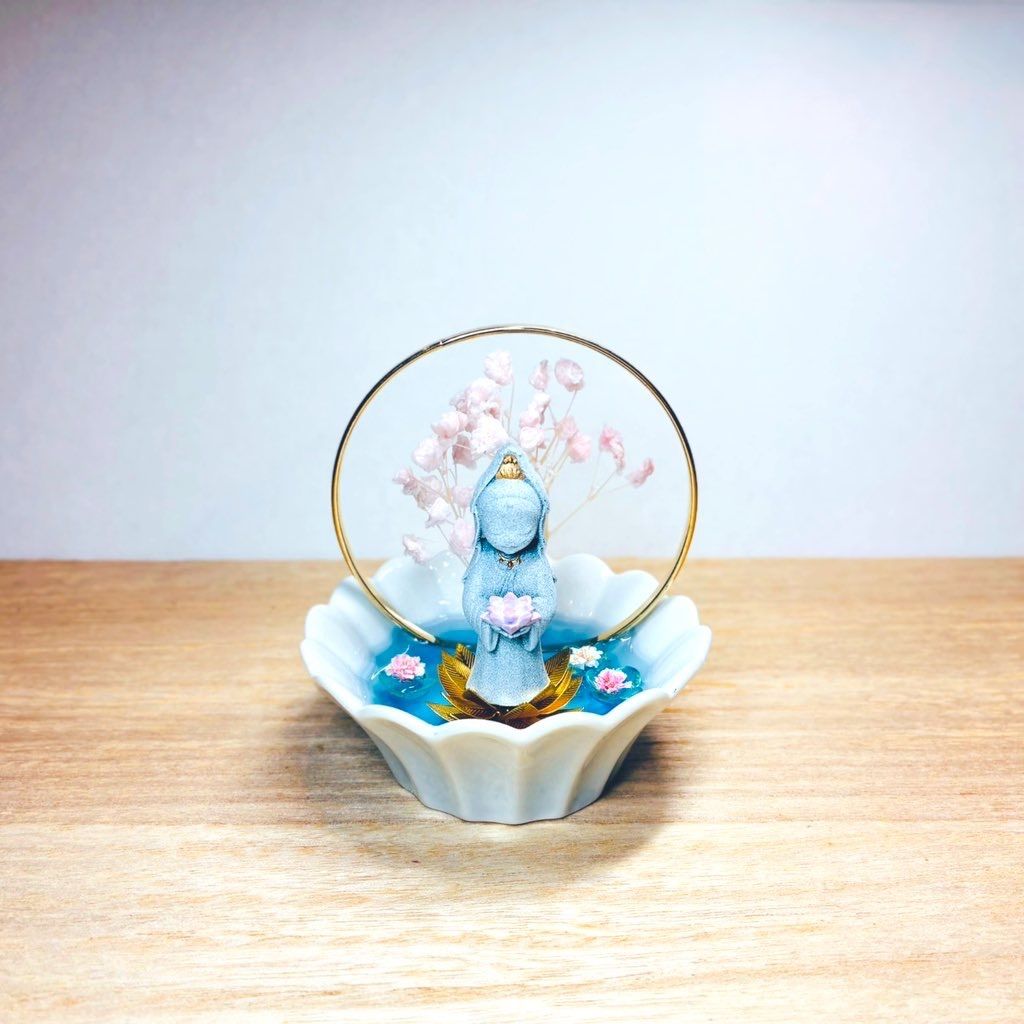 仏像 ちいさな仏さま 桜環白衣観音