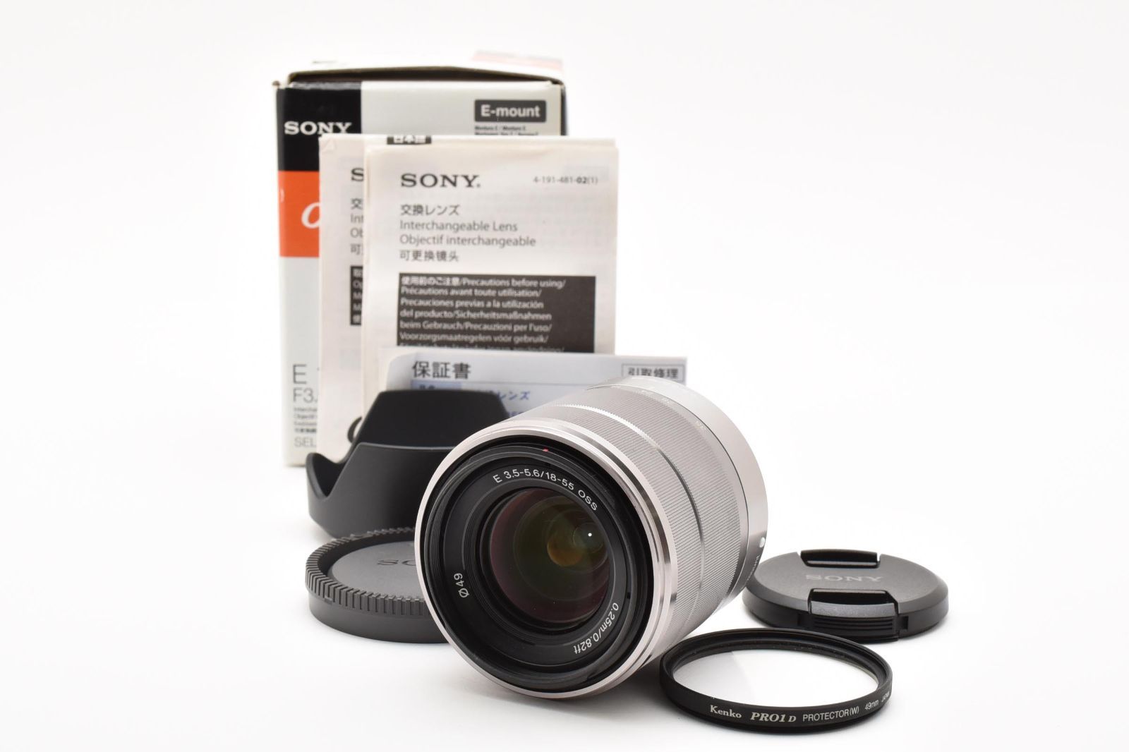 完動美品] SONY ソニー E 18-55mm F3.5-5.6 OSS SEL1855 箱付き #