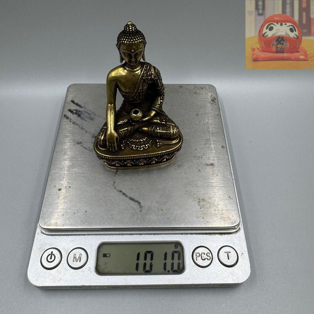 銅製 釈迦蔵仏 薬師仏 置物 釈迦様 装飾品 工芸品 美術品 置物