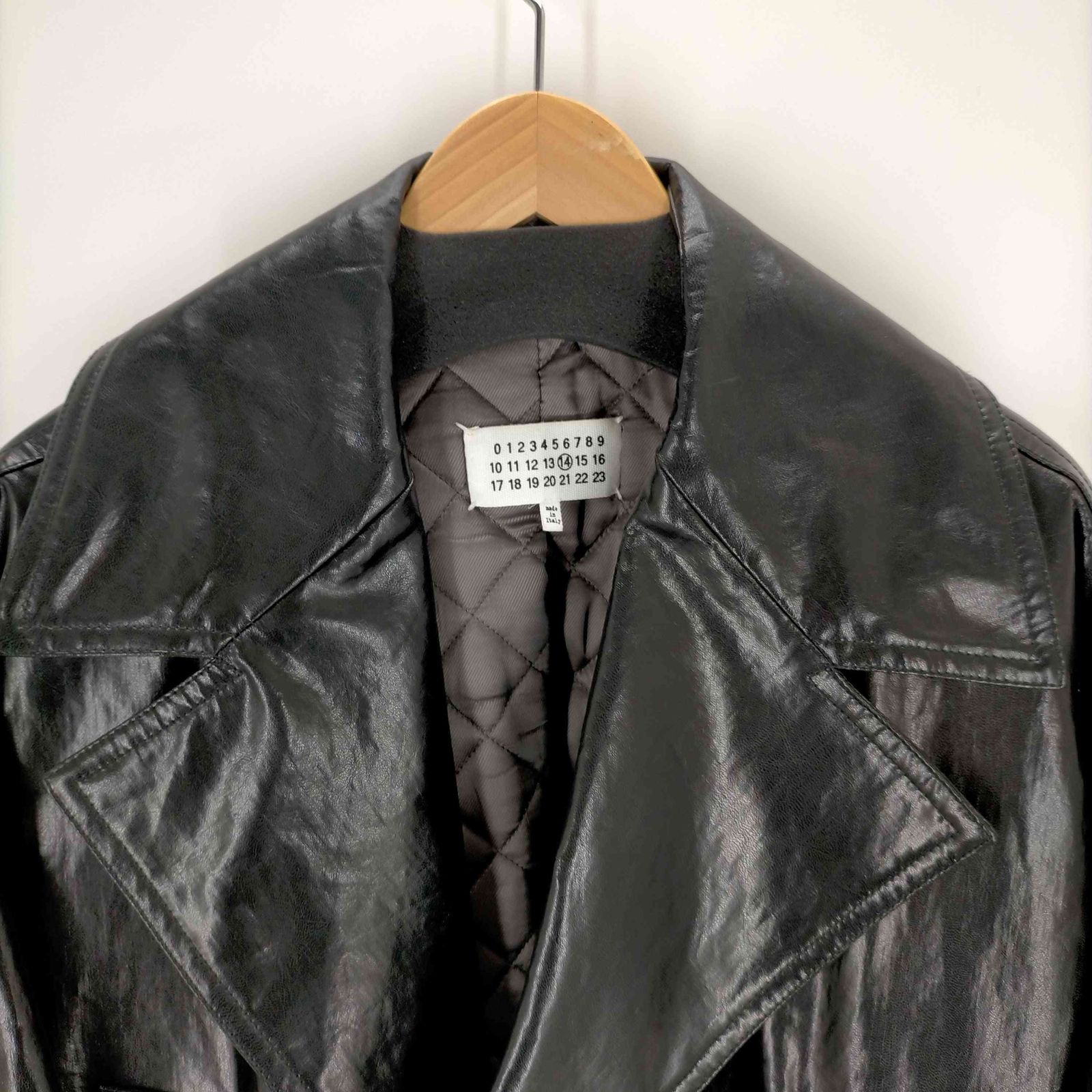 メゾンマルジェラ Maison Margiela 20AW 14 ダブルフェイクレザー