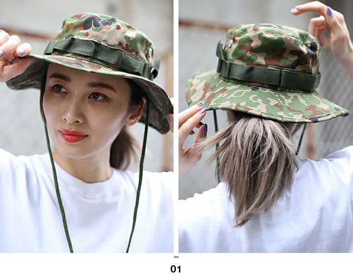 陸上自衛隊　富士 火力演習 Tシャツ ブッシュハット 楽天市場】ブッシュハット（陸上自衛隊 自衛隊 迷彩 戦人 Senjin