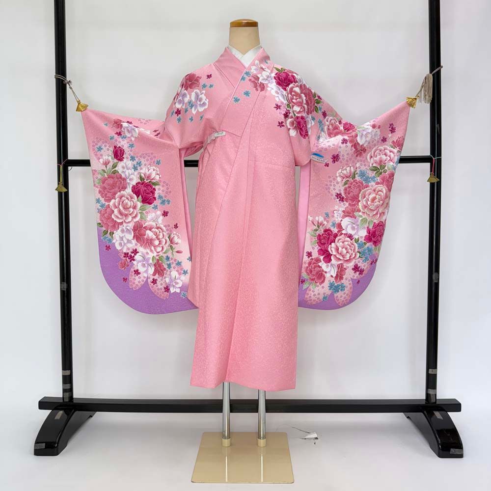 Y3826◇美品 正絹 手縫い仕立て お召 着物 Y3826◇美品 正絹 手縫い仕立て お召 着物 Y-69◇美品 正絹『コルク