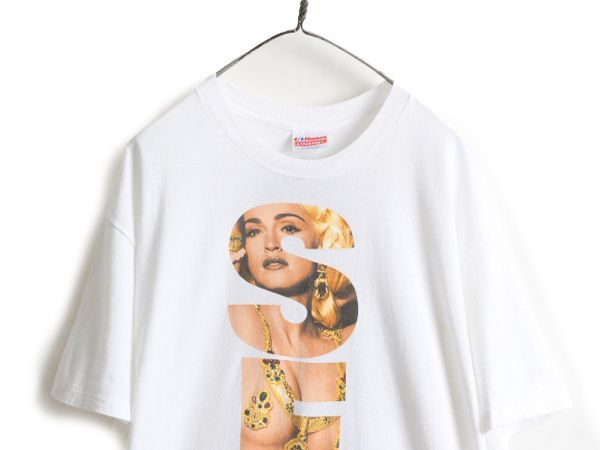【お得なクーポン配布中!】 90s マドンナ SEX プリント Tシャツ XL 当時物 オフィシャル 白