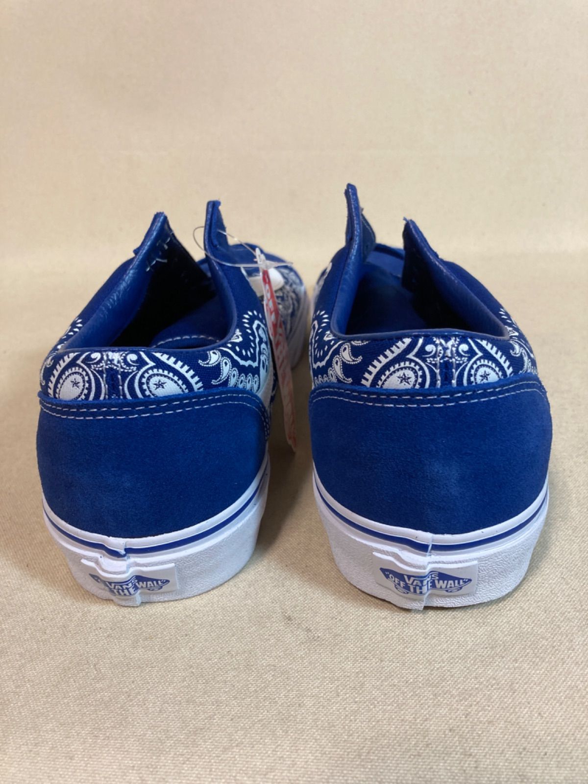 新価格 新品 スタイル36 ブルー バンダナスカル柄 VANS オールド 