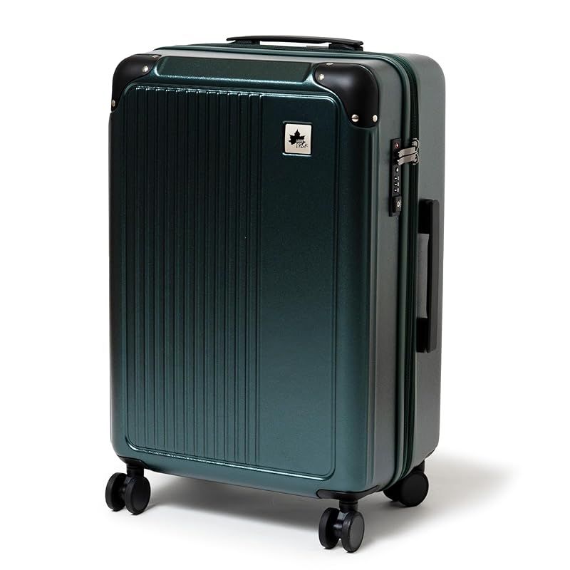ロゴスパーク キャリーケース 大型 軽量 49L 静音 ダブルキャスター 3.7kg グリーン 1