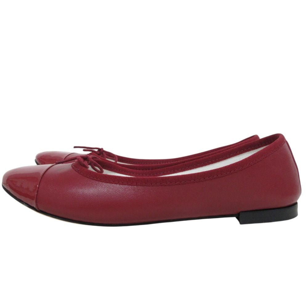 新品同様 Repetto レペット FLORA パテント レザー リボン