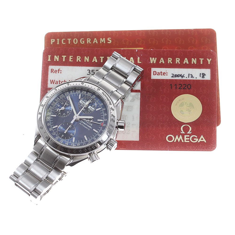 1円 保付 稼働 良品 オメガ スピードマスター 3523.80 AT⁄自動巻き 1円