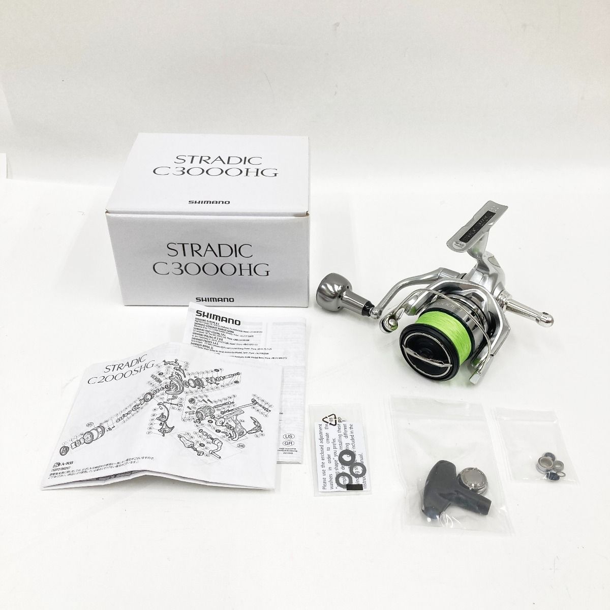 〇〇SHIMANO シマノ STRADIC 19ストラディック C3000HG-L 04019 ハンドルカスタム スピニングリール