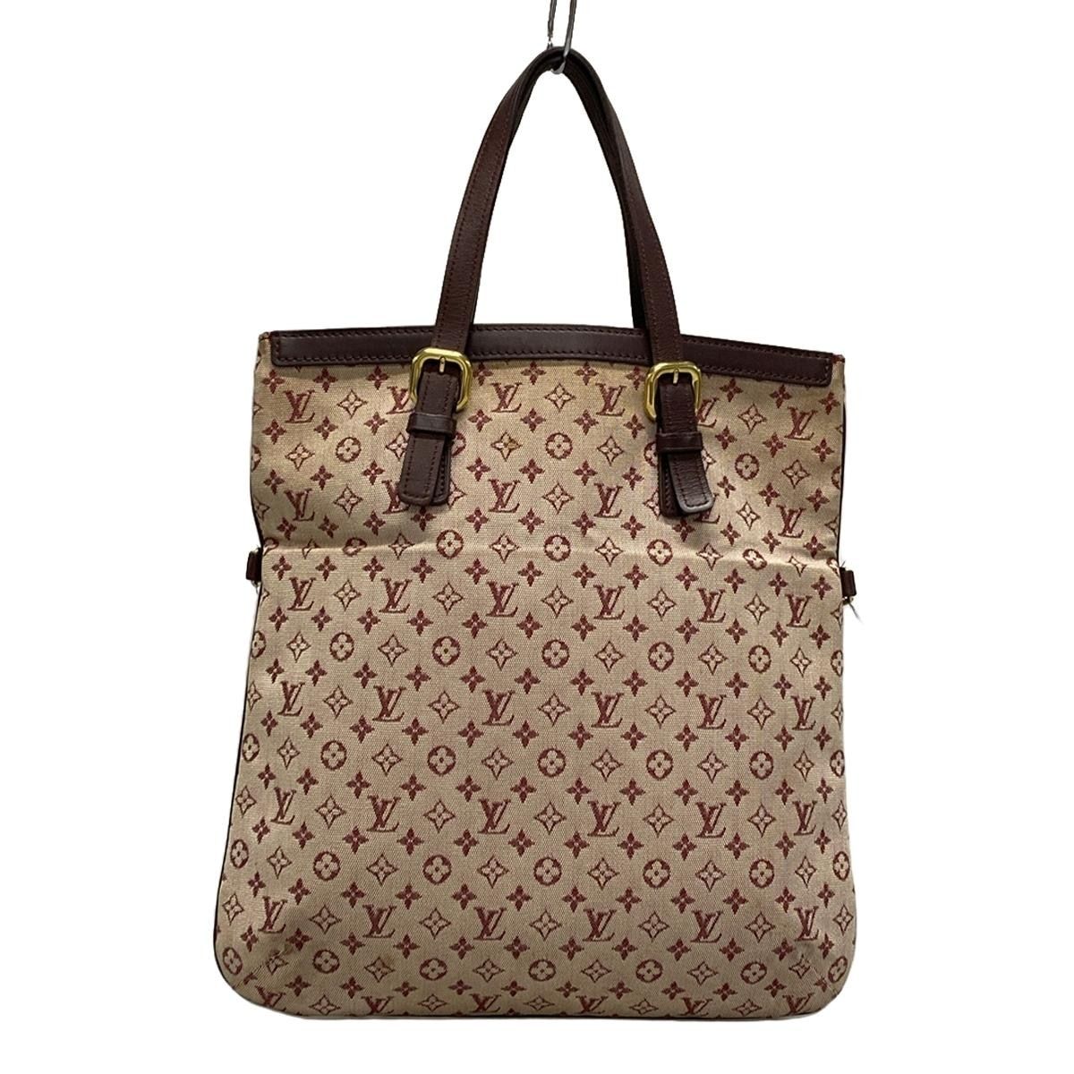 LOUIS VUITTON(ルイヴィトン) ハンドバッグ モノグラムミニ フランソワーズ M92210 チェリー(スリーズ) コットン、レザー -  メルカリ