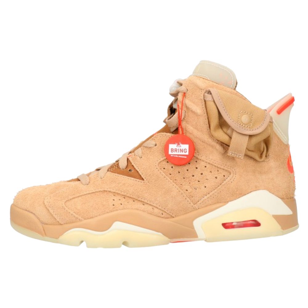 NIKE (ナイキ) ×TRAVIS SCOTT AIR JORDAN 6 RETRO SP BRITISH KAHKI