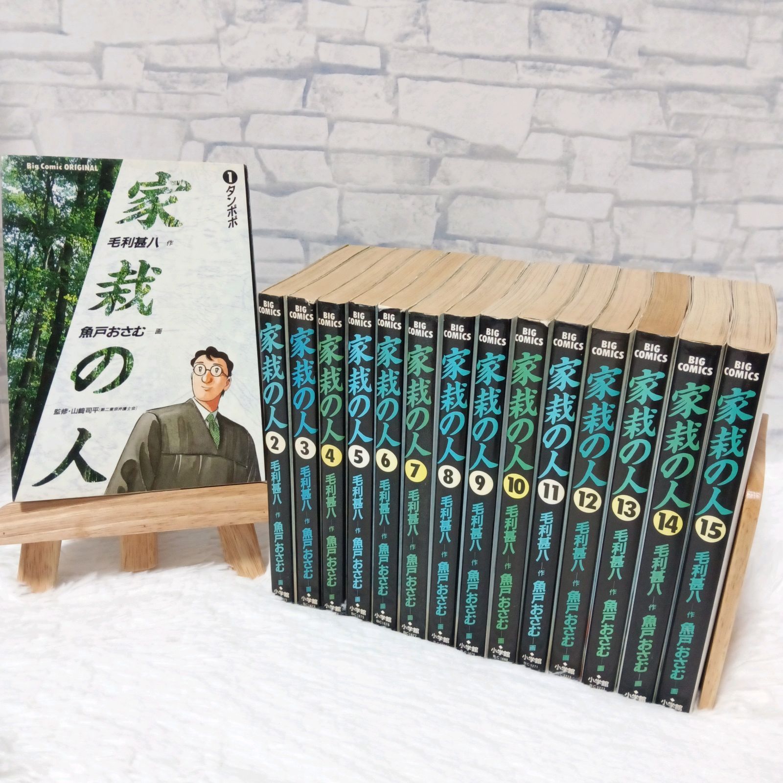 家栽の人 1〜15巻 全巻セット 魚戸おさむ 毛利甚八 小学館