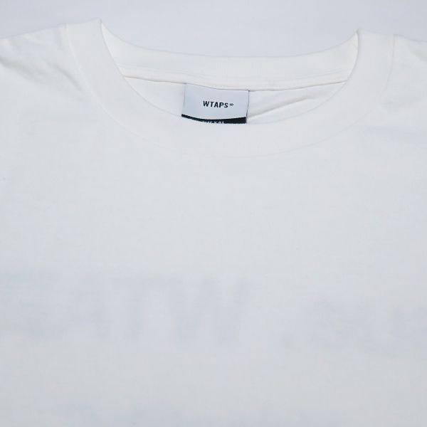 WTAPS ダブルタップス 22SS IDENTITY/SS/COTTON 221ATDT-STM07S アイデンティティー ショートスリーブ コットン  Tシャツ 半袖 ホワイト カットソー サイズ01(S) - メルカリ