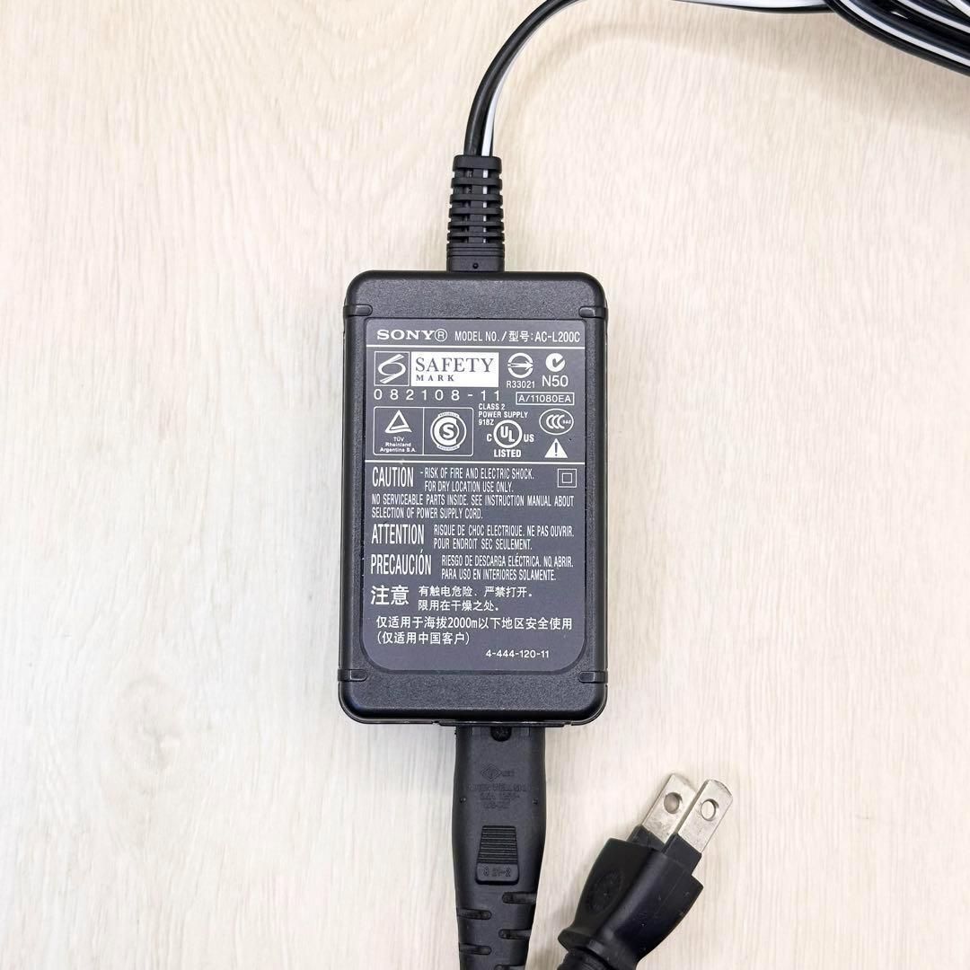 SONY AC-L200C ソニー ACアダプター ACL200C 純正 充電器 DCR-SR100HDR