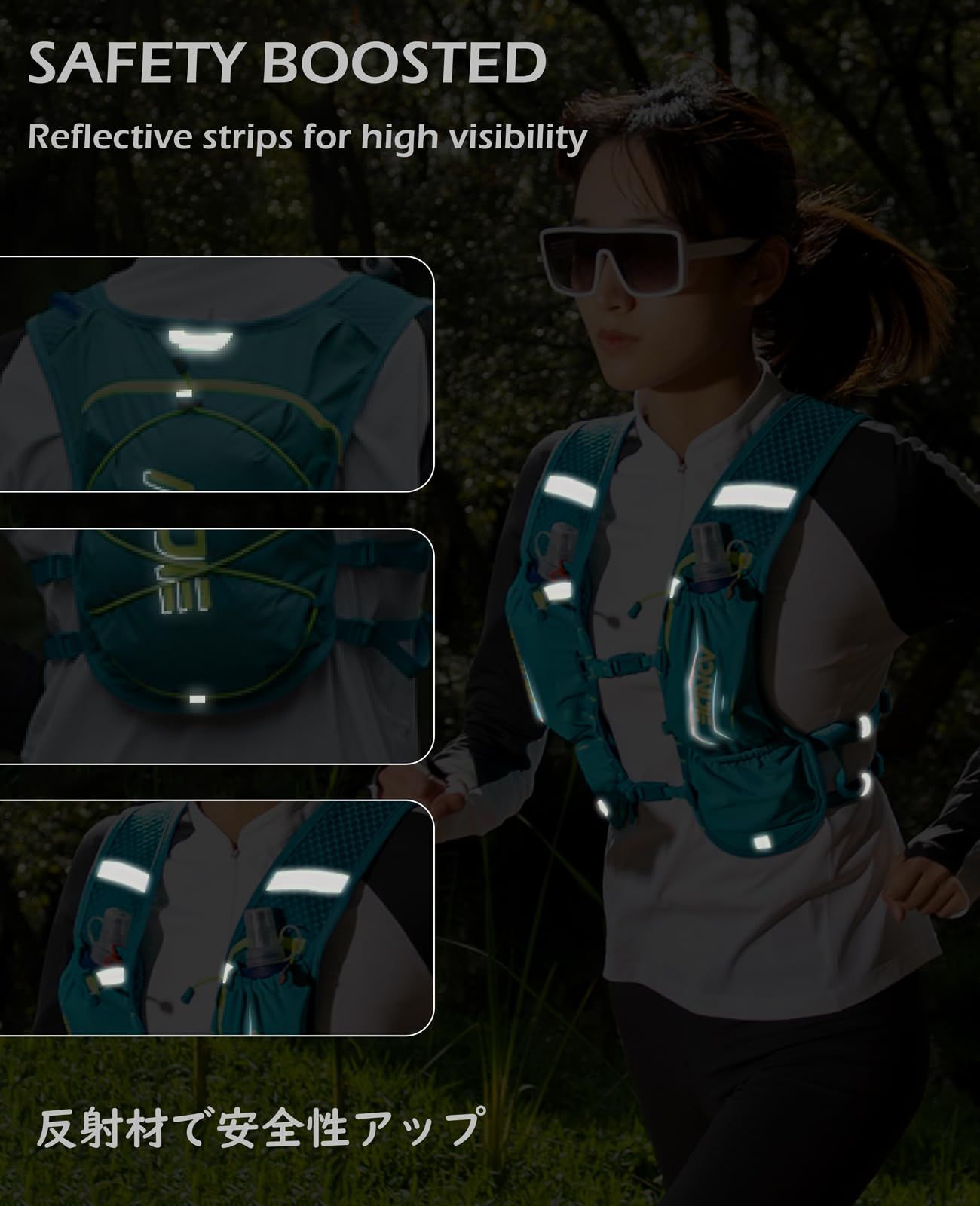 Amazon.co.jp: [TRIWONDER] ランニング リュック バッグ 18L ハイドレーション トレラン ザック 登山 自転車 サイクリング  マラソン ベスト トレイル 通気 軽量 (グレー (バッグのみ), ワンサイズ) : ファッション [TRIWONDER] ランニングバッグ ランニング リュック マラソン ハイドレーションバッグ サイクリングリュック 登山 ジョギ