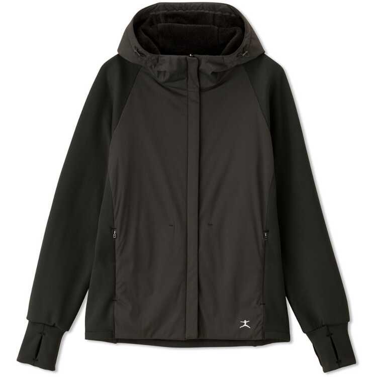 ダンスキン ハイブリッドモメンタムフーディ L ブラック #DA522300-K DANSKIN 新品 未使用