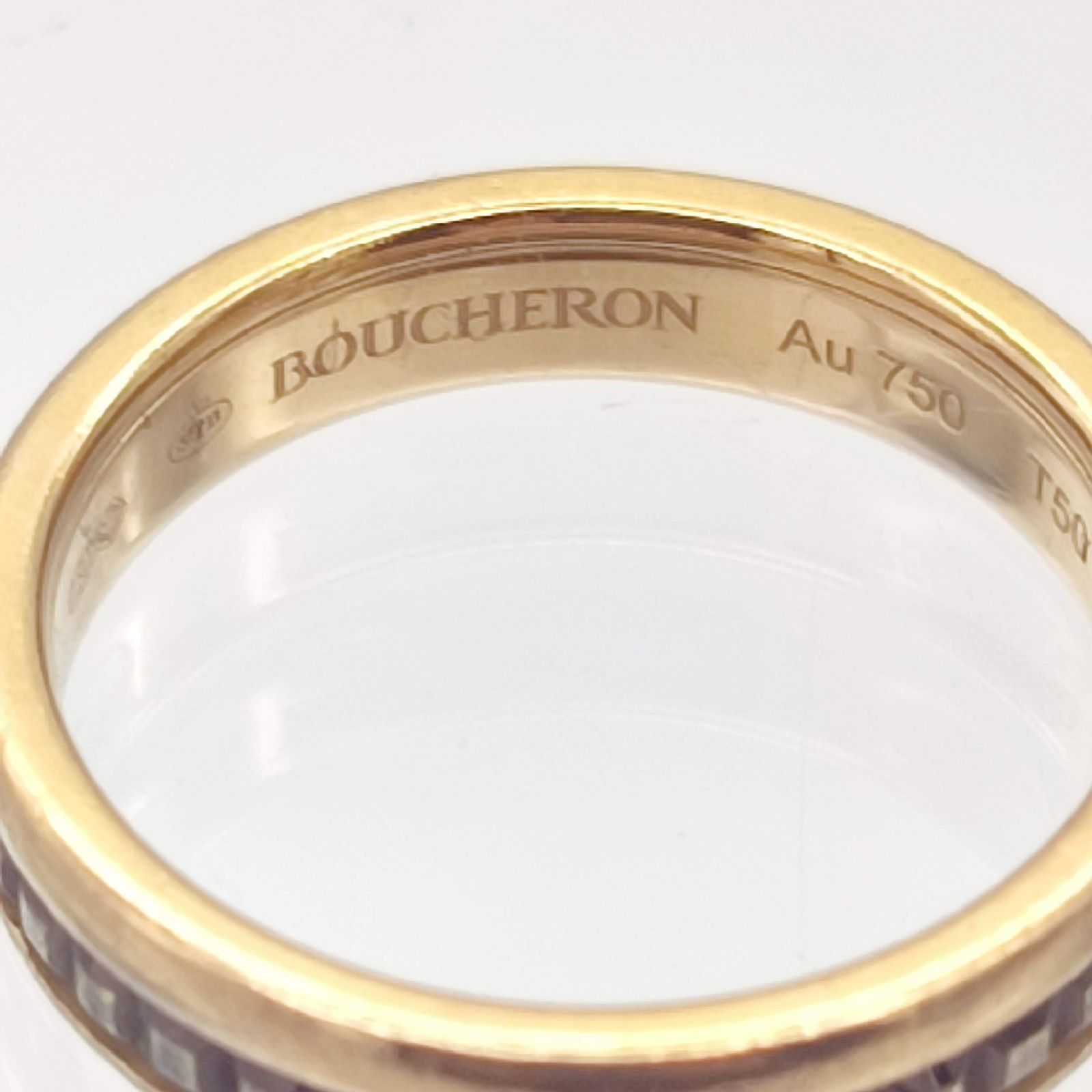 美品】Boucheron ブシュロン キャトル クラシック リング ハーフ JP9号 US5 K18 - メルカリ