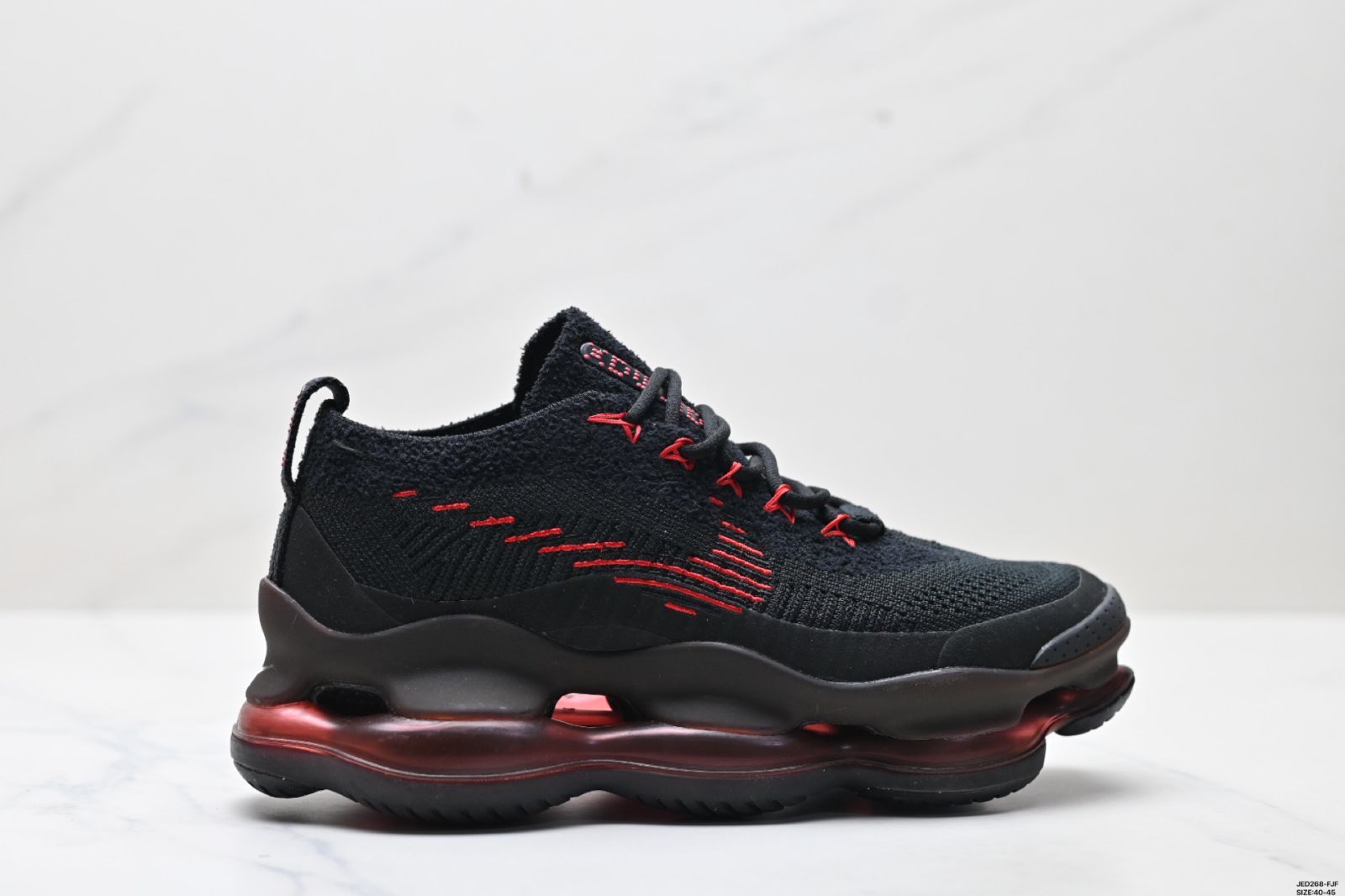 今日 Nike Air Max Scorpion Flyknit Phantom|Black|Light Cream スコーピオンシリーズ 2025 年モデル スーパービッグエアソール 前衛的増高ロートップ レジャー＆スポーツ用ジョギングシューズ