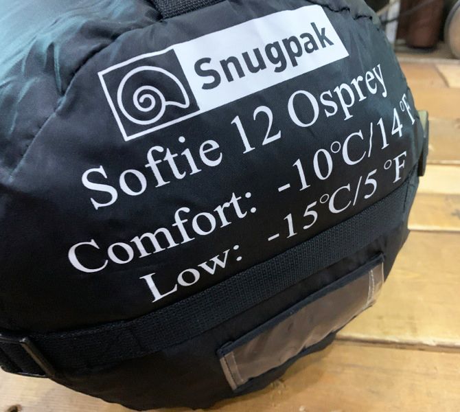 ☆超美品 Snugpak/スナグパック SOFTIE 12 OSPREY Black ソフティー