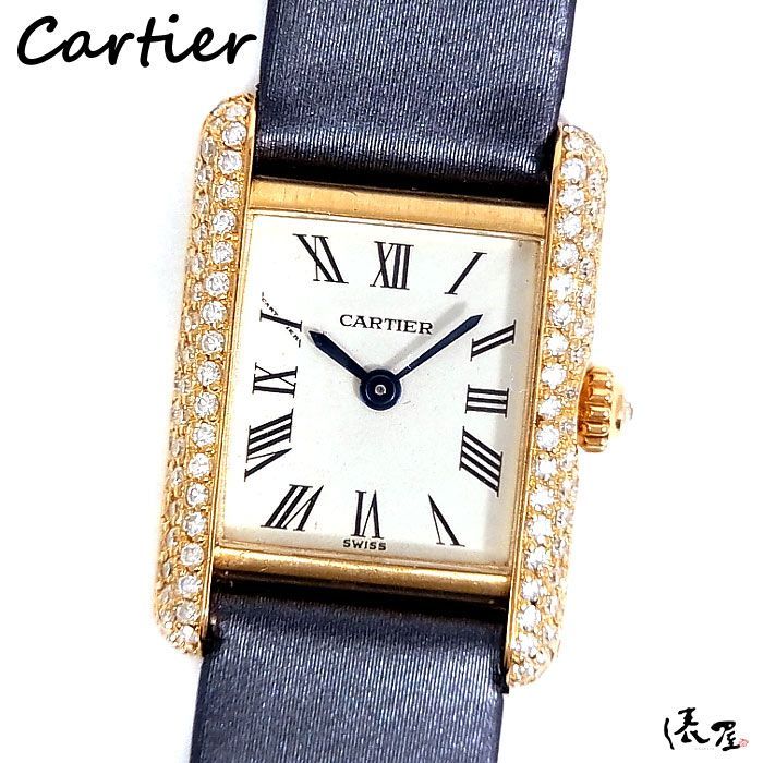OH済】Cartier TANK LM K18 金無垢 腕時計 クォーツ メーカー