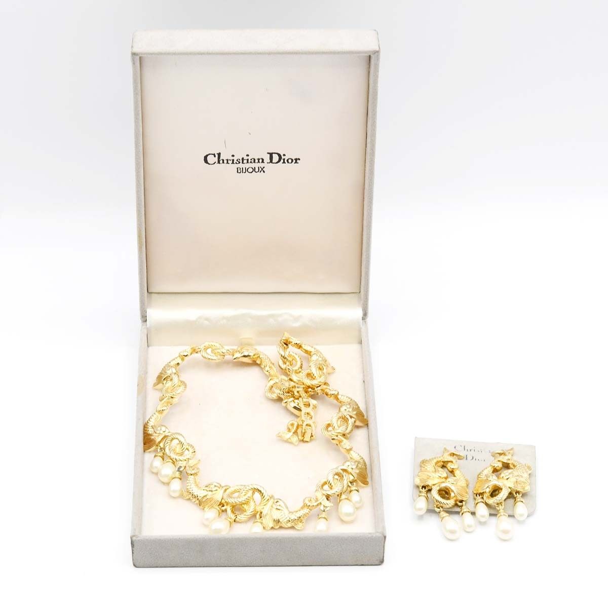 Christian Diorネックレス イヤリングセット 機内販売 【公式通販】