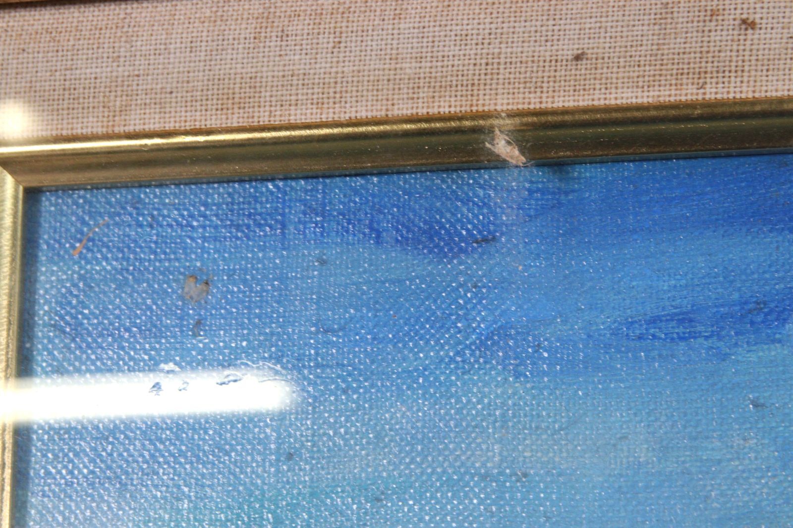 塗師祥一郎 油彩 肉筆『忍野富士』表サイン 共シール F8号 額装 a866