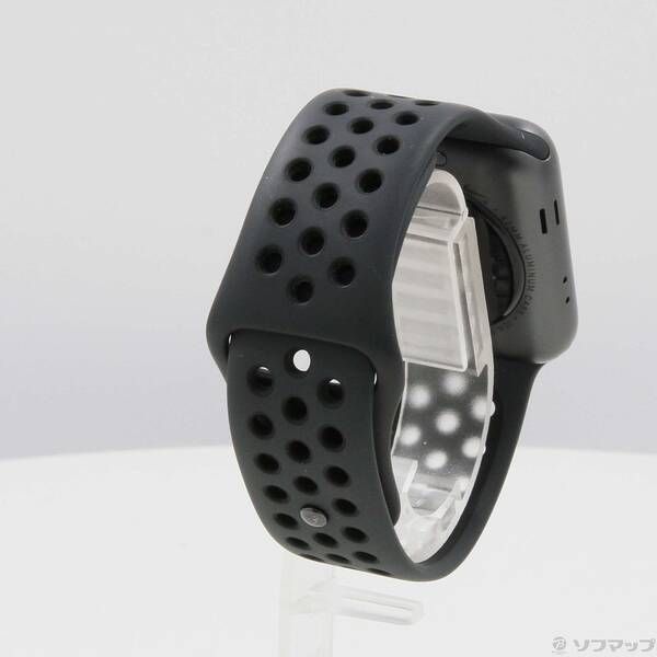 中古品〕 Apple Watch Series 3 Nike+ GPS 42mm スペースグレイ