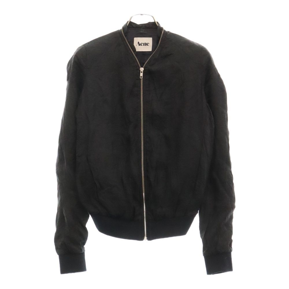 ACNE (アクネ) ジップデザイン ブルゾン ジャケット ブラック DARK SS11
