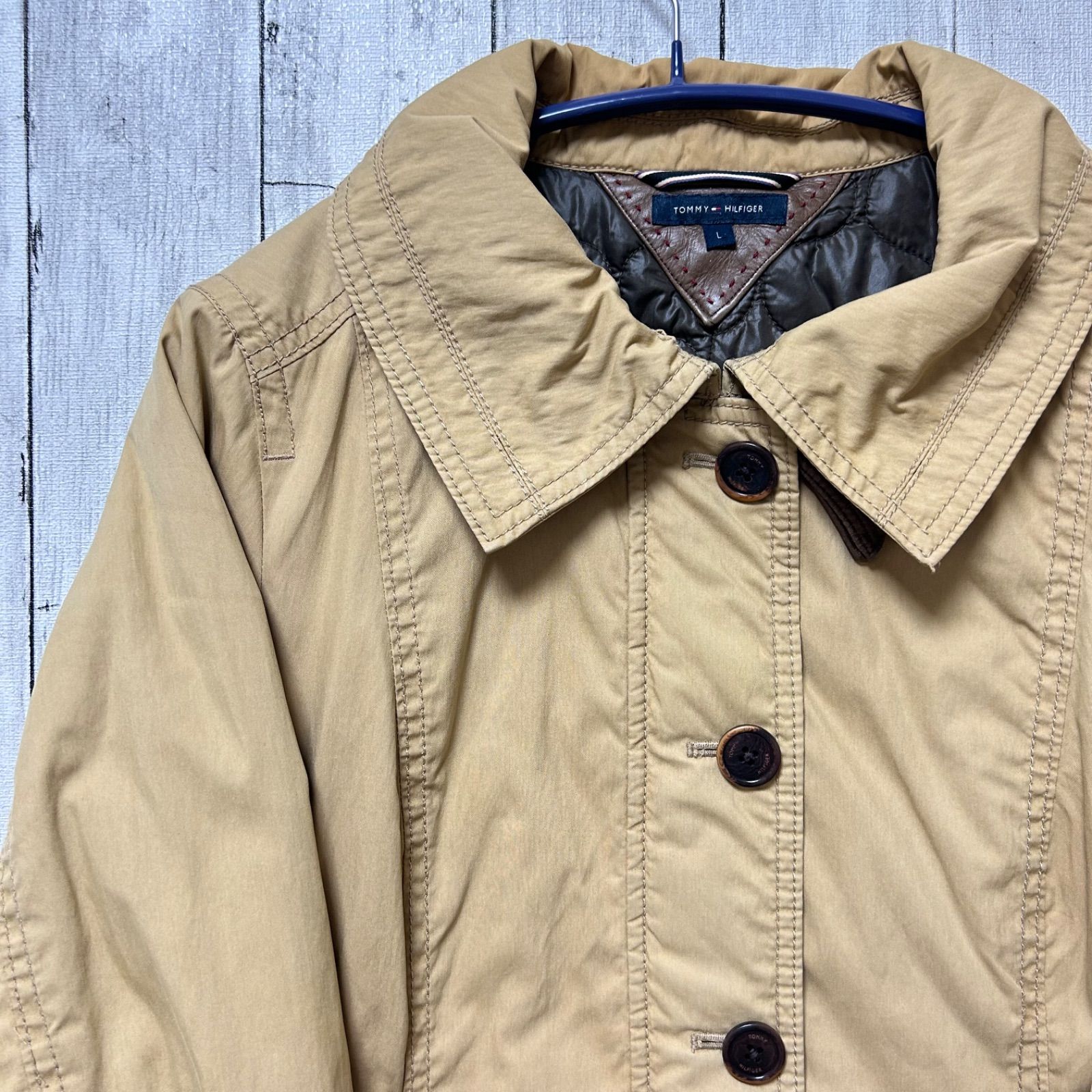 美品】トミーヒルフィガーTOMMY HILFIGER ミリタリージャケット メンズ 