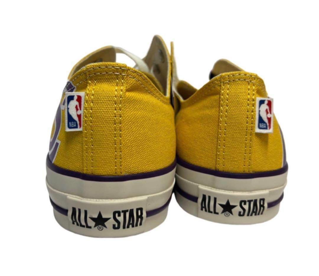 27cm新品希少CONVERSE NBA公式 LAKERS 送料込み