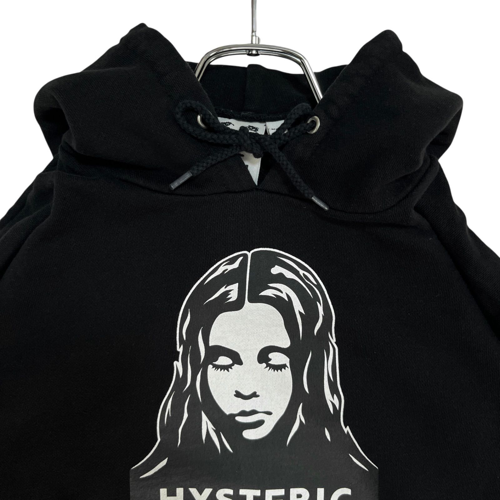 x-girl × HYSTERIC GLAMOUR フードパーカー 黒 x-Girl X Hysteric Glamour Hoodie Sweatshirt – Dolls Kill