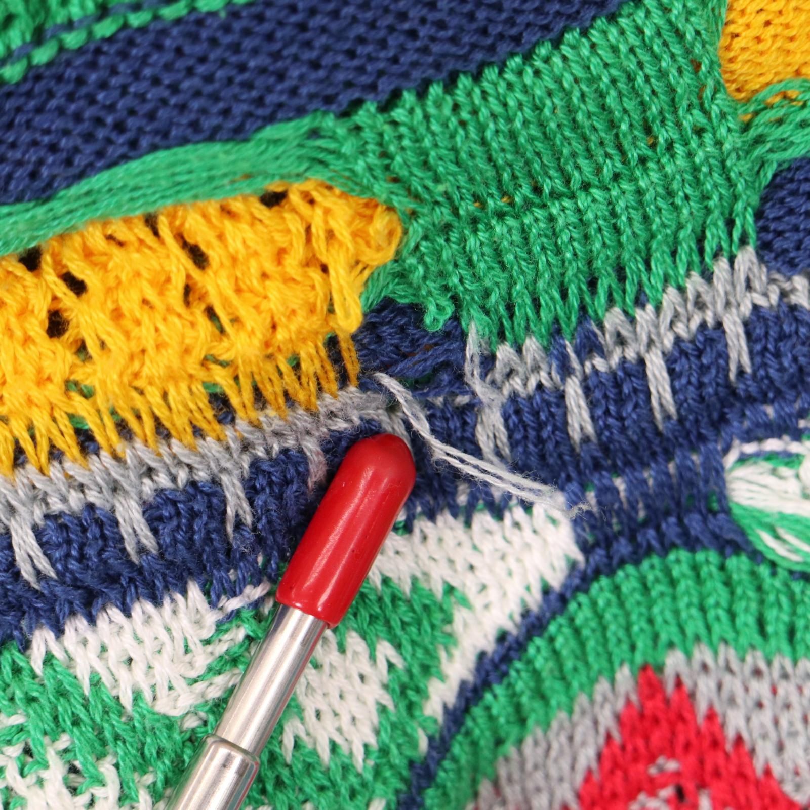 オーストラリア製 COOGI クージー 3Dニット セーター マルチカラー