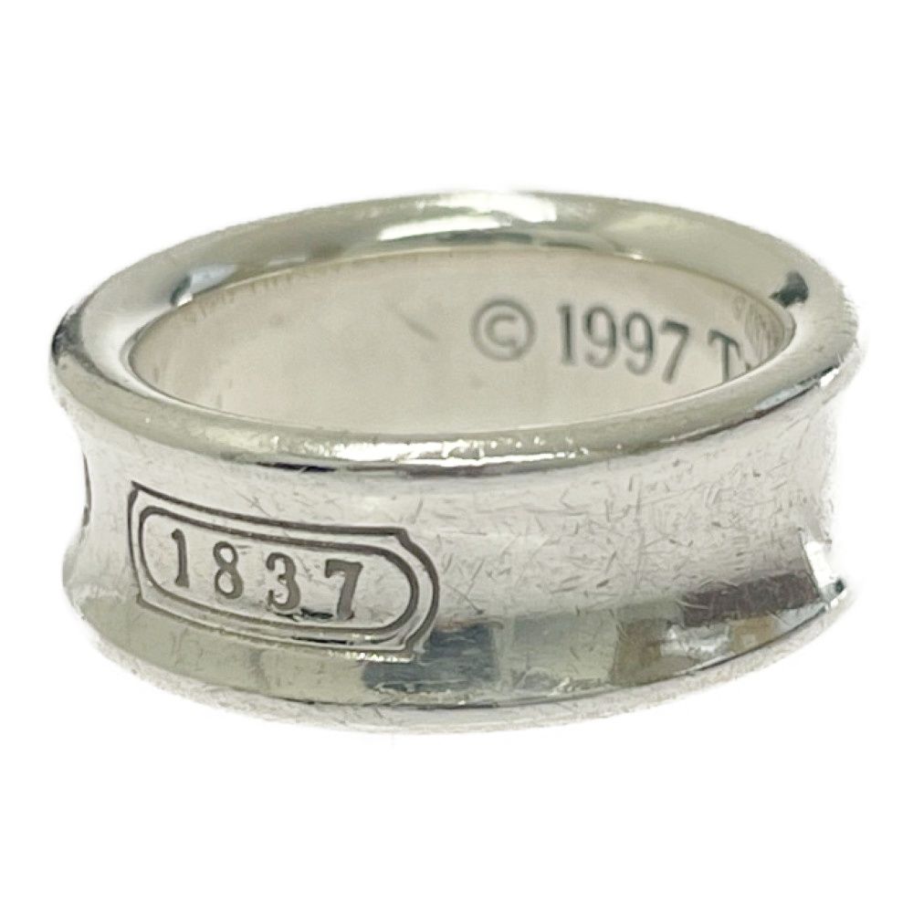 美品　ティファニー　リング 指輪 　1837刻印　リング 指輪 　シルバー Tiffany & Co. - TIFFANY & Co. ティファニー 1837 ロゴ刻印