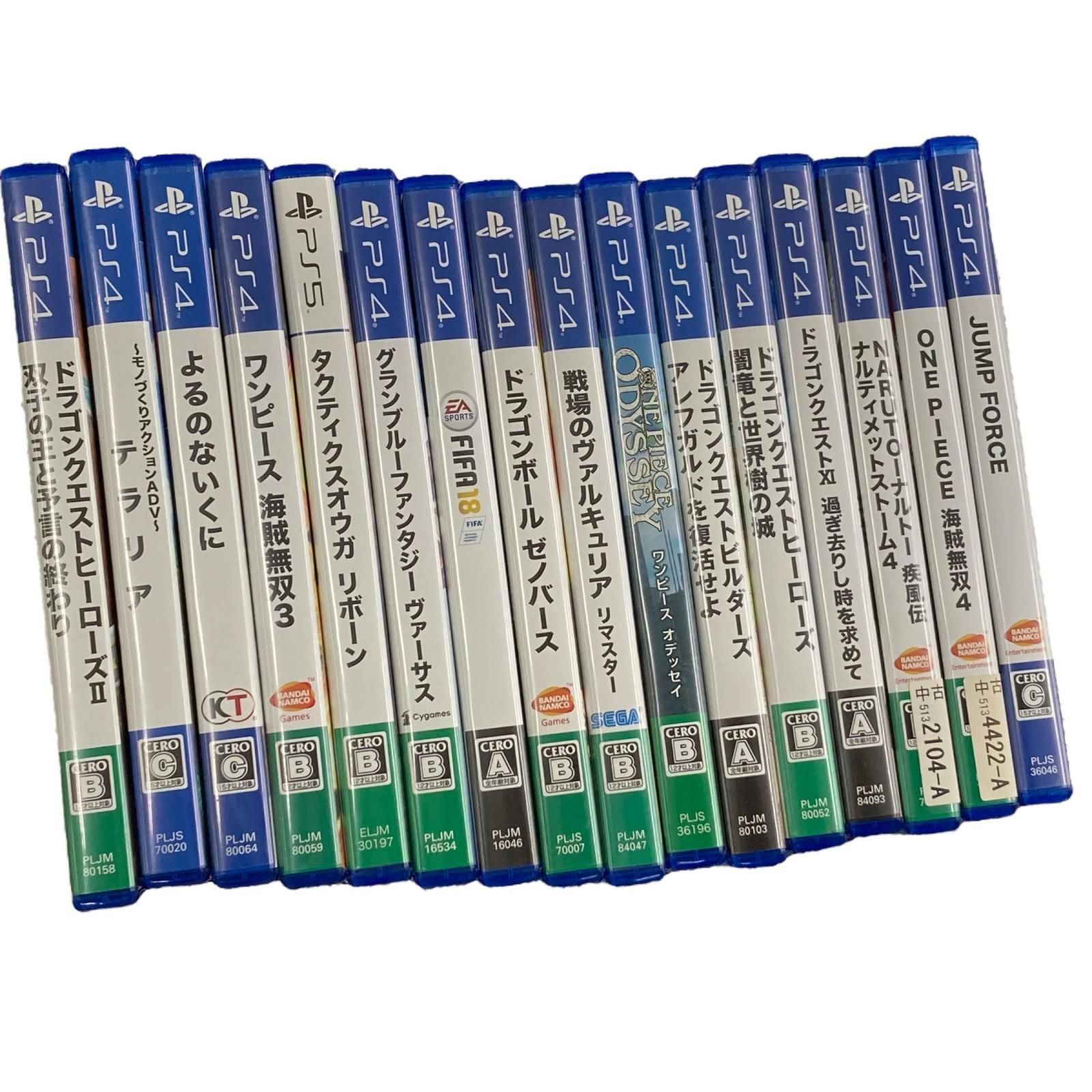 186000 BANDAI NAMCO バンダイナムコ PlayStation PS4 PS5  16点まとめ売り [1000025328508] 186000 BANDAI NAMCO バンダイナムコ PlayStation PS4 PS5 16点まとめ