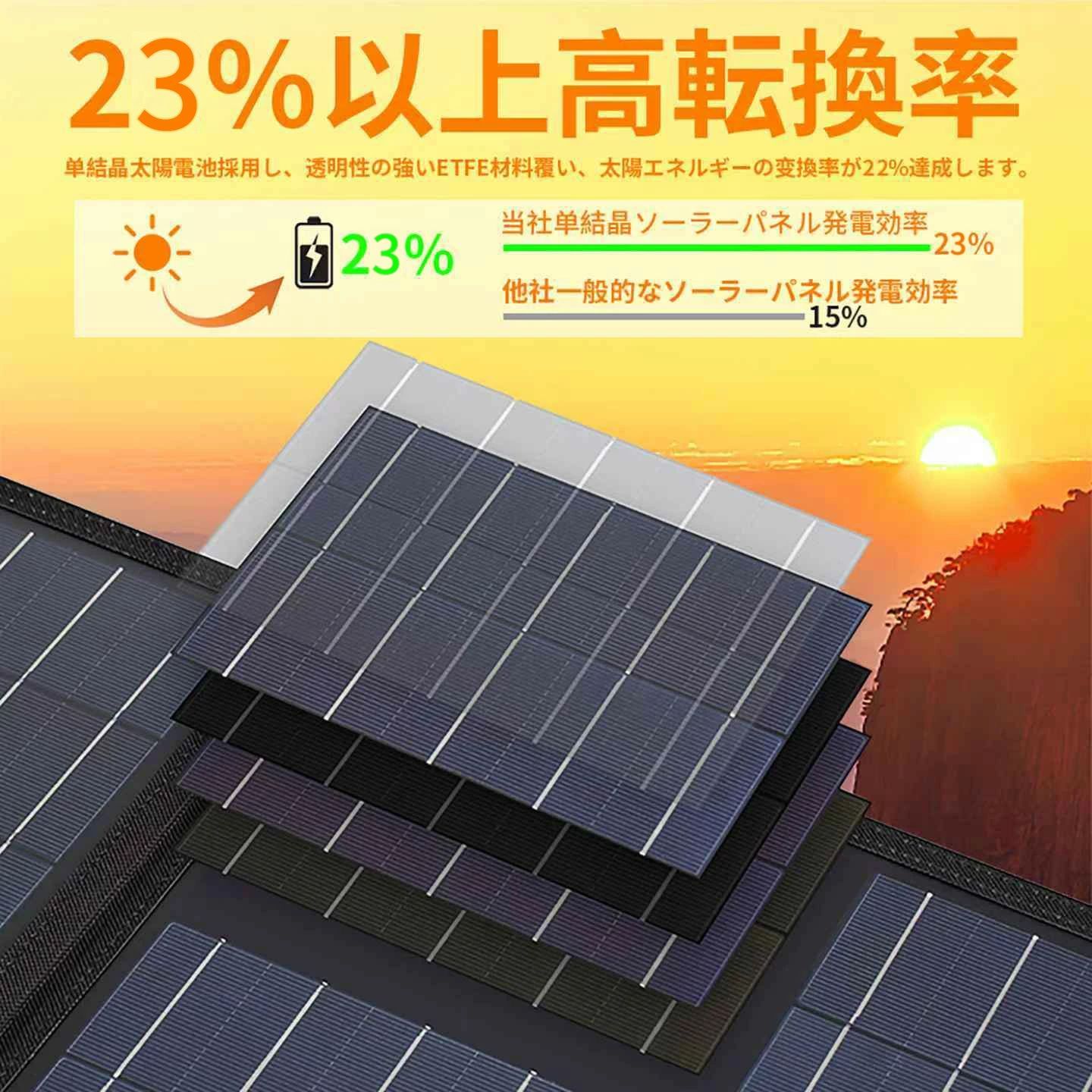 即日発送】EEIVOLポータブル電源＆ソーラーパネルセット 400W+