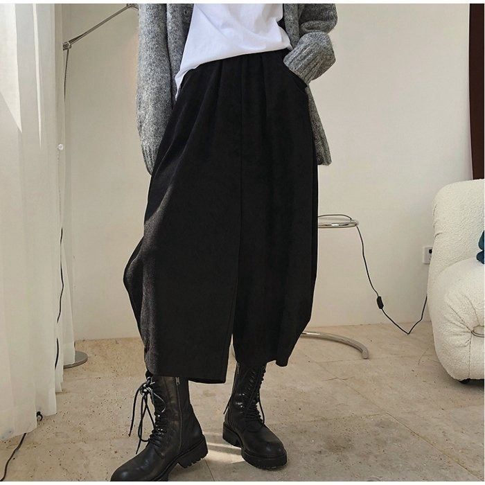 ワイドパンツ 新作 パンツ 九分丈 レディースファッション 体型