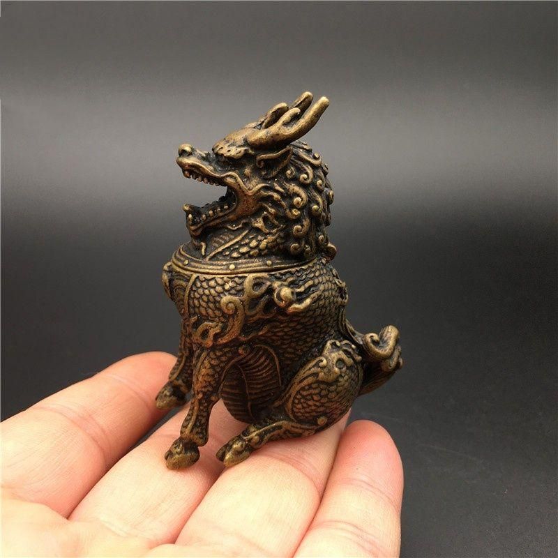 麒麟香炉 銅器 銅製品 鎮宅辟邪 開運風水 招財 置物 工芸品 麒麟香炉 銅器 銅製品 鎮宅辟邪 開運風水 招財 置物 工芸品