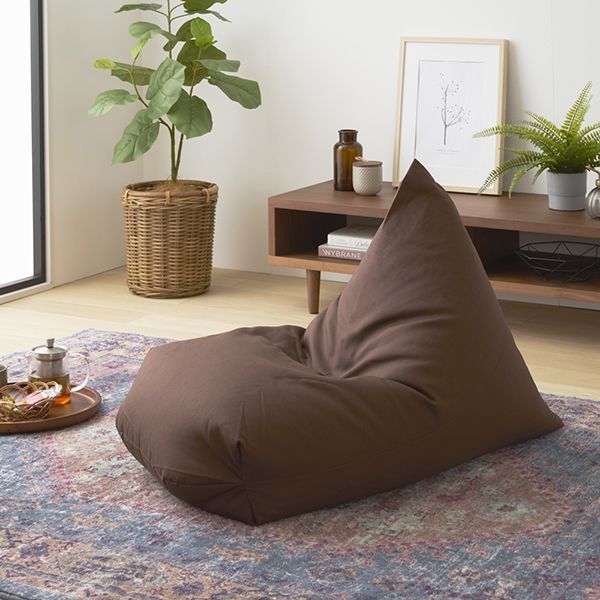 クッションソファ ひとりがけソファ ビーズ 家具 ビーズソファ 一人用