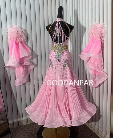 オーダーメイド 社交ダンス衣装 スタンダードドレス 色変更可 オーダー