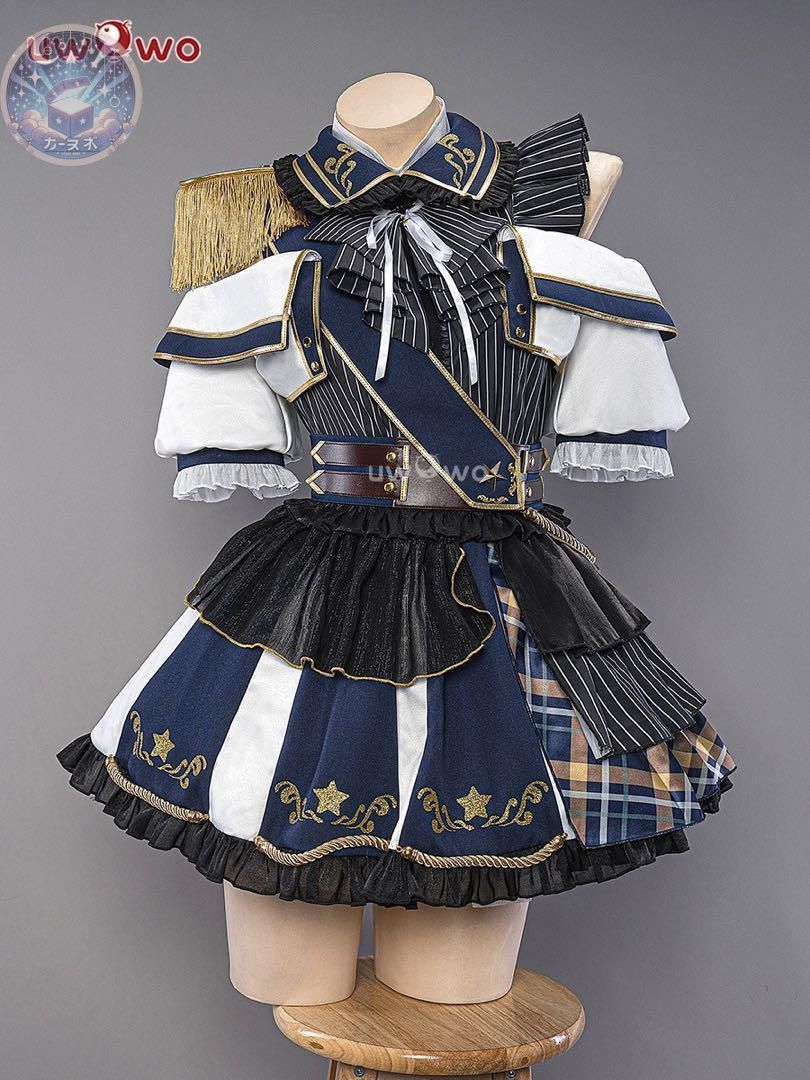 UWOWO 推しの子 シャニマス コラボ 有馬かな コスプレ ウィッグ靴追加可 コスチューム ハロウィン仮装 イベント衣装 コスプレセット 高品質コスプレ 再現度高め