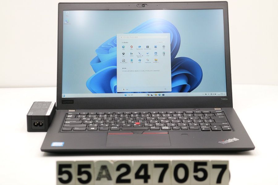 Lenovo ThinkPad T480s Core i5 8250U 1.6GHz/16GB/256GB(SSD)/14W/FHD(1920x1080)/Win11 【55A247057】
