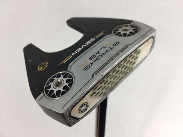 返品OK ゴルフクラブ オデッセイ STROKE LAB ストローク ラボ SEVEN CS パター 2019 オリジナルスチール パター