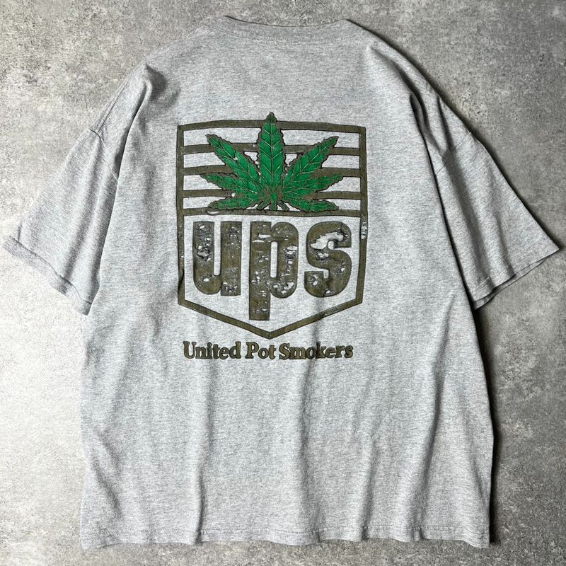 雰囲気系 00s USA製 注文 United Pot Smokers マリファナ プリント