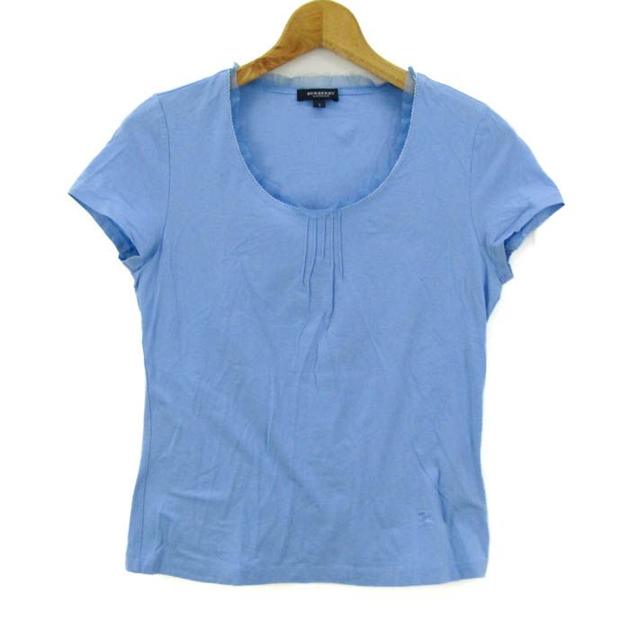 バーバリーロンドン 半袖Tシャツ トップス フレンチ袖 Uネック